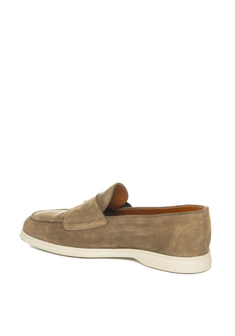 Sand suede double buckle loafer JEROLD WILTON | 1347LIGHT-ANTILOPE